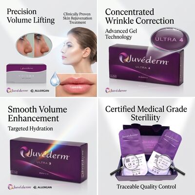 Juvederm Voluma Cheek Filler Kreuzverknüpfte Hyaluronsäure Hautfiller für Volumenlifting im Mittelfall