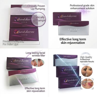 Juvederm Forehead Filler Hyaluronic Acid Dermal Filler for Glabellar Lines Correction 24mg/ml