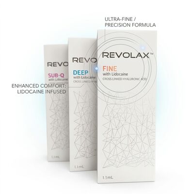 Revolax Deep Schläfenfüller Monophasische Hyaluronsäure dermale Füllung 1,1 ml zur Wiederherstellung von Schläfenvertiefungen