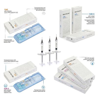 Revolax Fine Stirnenfüller Monophasischer Hyaluronsäure-Dermalfiller 1,1 ml zur Korrektur von Stirnfalten