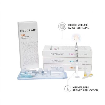 Revolax Sub-Q Kinnfüller Monophasisch vernetzte Hyaluronsäure-Dermalfiller 1,1 ml zur Kinnvergrößerung