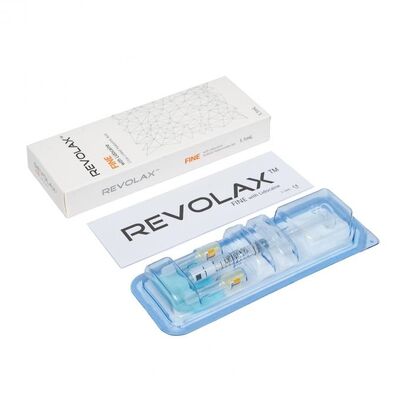 Dermal Filler Revolax Dermal Filler High Biocompatibility Fine Deep SubQ Injectable Solution Enhancing Facial Contours and Skin Texture