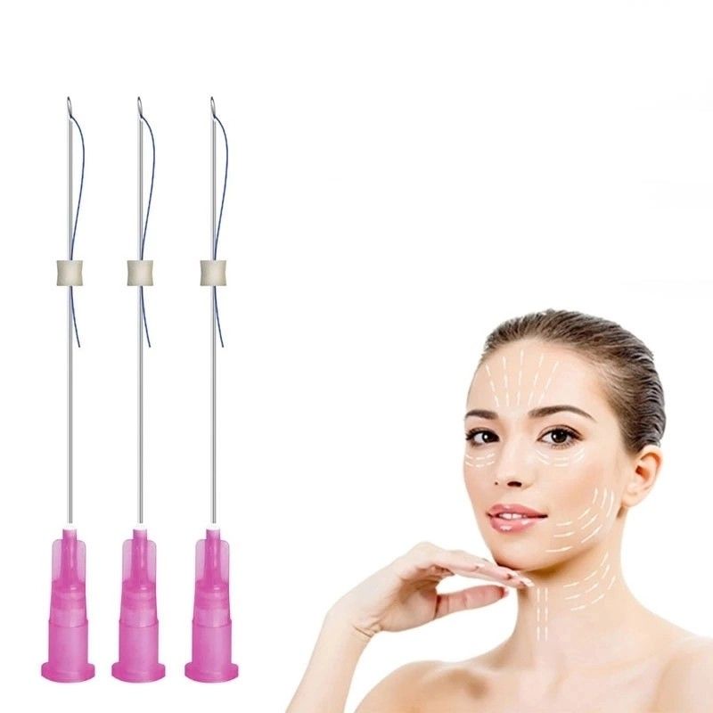 Augenbrauen-Aufzug-Gesichtsbehandlung PCL Pdo, die Monoschraube 30G 25MM des Facelift-4d 6d verlegt