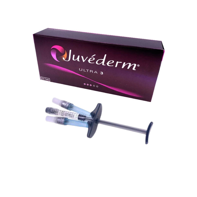 Hyaluronat Gel Injektionen Juvederm Hautfiller Ultra 3 Ultra 4 Voluma für das Gesicht