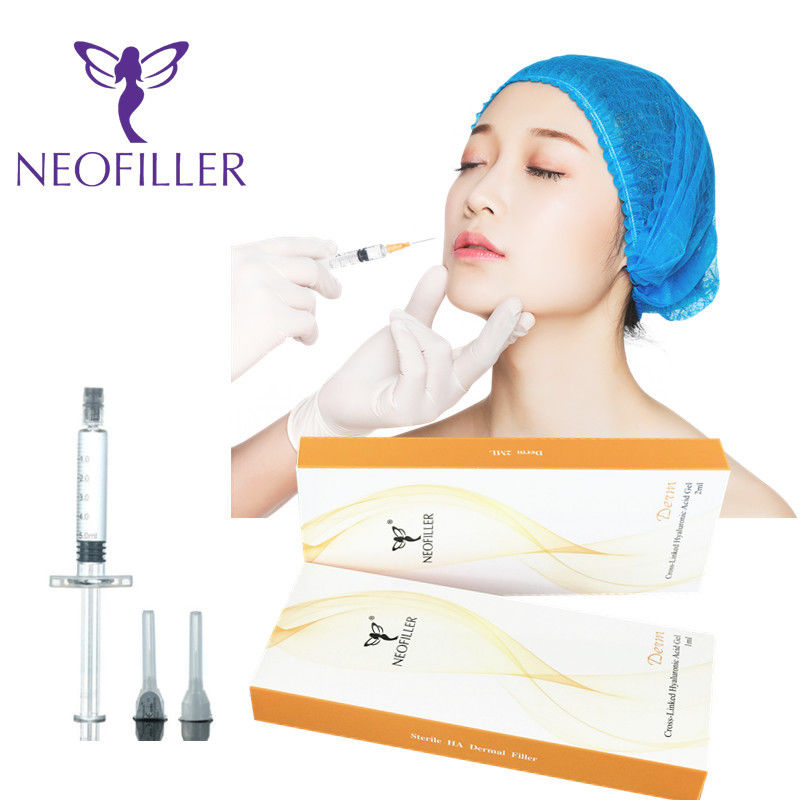 Durchsichtige 24 mg-ml Hyaluronsäure Dermal Filler Injektionsgel 9-12 Monate Langlebigkeit Gesichtsverjüngung