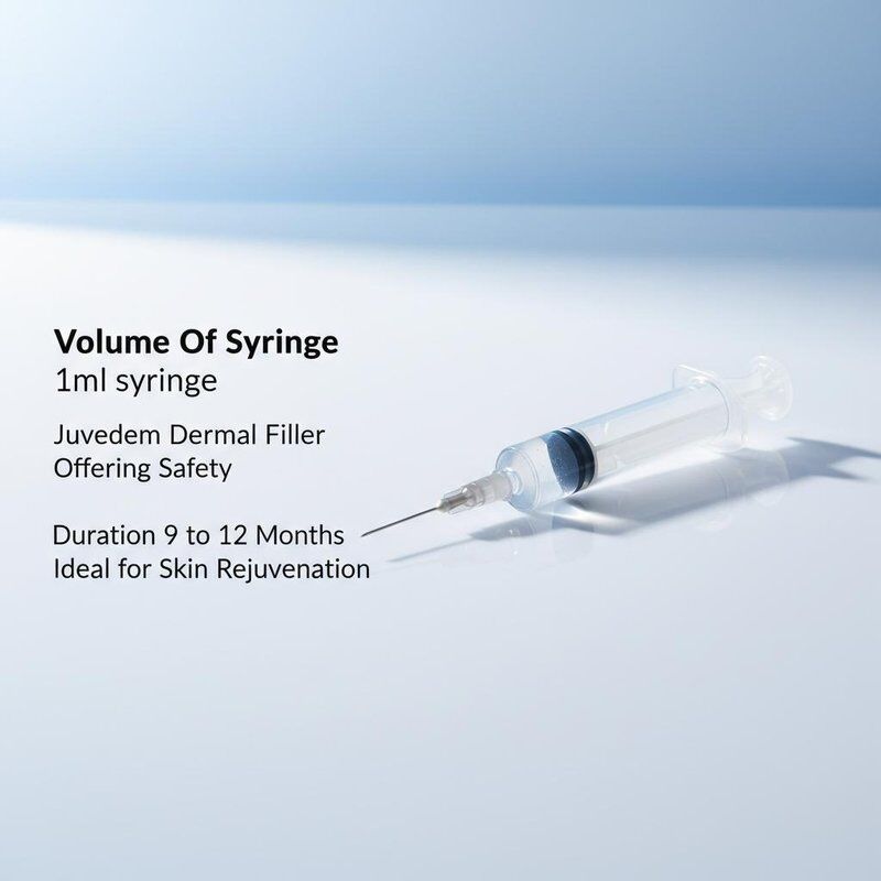 Volumen der Spritze 1 ml Spritze Juvederm Dermal Filler bietet Sicherheit Dauer 9 bis 12 Monate Ideal für die Hautverjüngung
