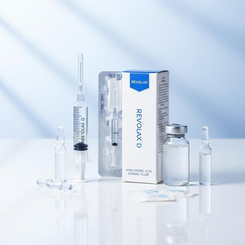 Hyaluronsäure Revolax Dermal Filler sichere Injektionslösung zur Gesichtskontur, Faltenreduktion und Hydratation der Haut