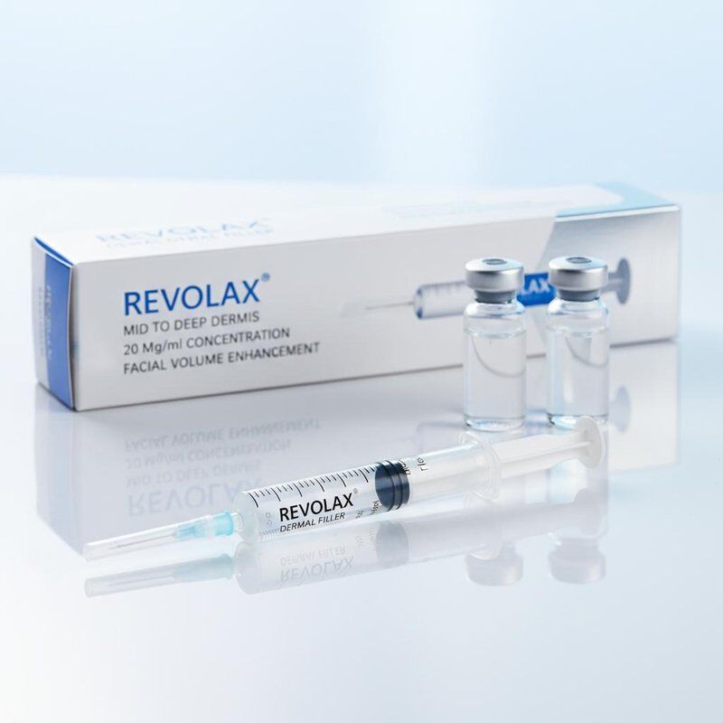 24 mg/ml Revolax Hautfüller, Injektionstiefe, mittlere bis tiefe Dermis-Konzentration, 20 mg/ml Lösung zur Verbesserung des Gesichtsvolumens