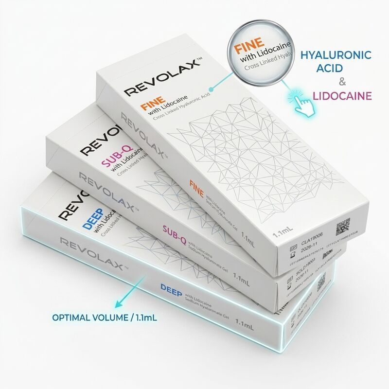 Revolax Deep Marionette Line Filler Monophasic Hyaluronsäure Hautfiller 1,1 ml zur Korrektur der Mundwinkel